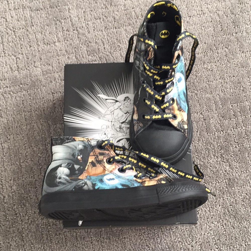 Infant Converse Batman High Top Sneakers